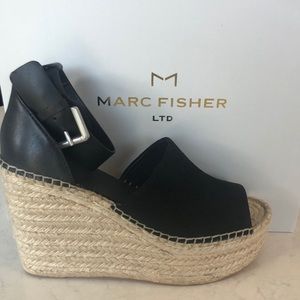 NWT Marc Fisher Adalyn Espadrille Wedge (in box)